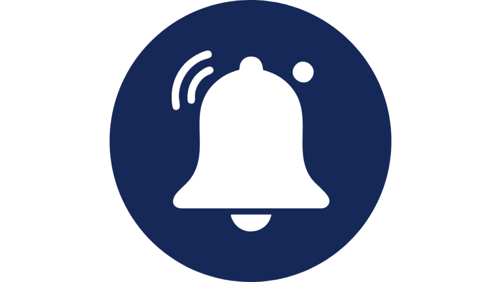 Email reminders feature icon in My Quick Math for notifications and alerts